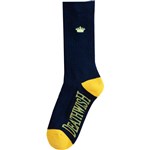 deathwish socks crown (navy)