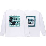 diamond tee shirt long sleeves mickey and haring box (white)