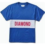 diamond tee shirt knit lafayette paneled (navy)