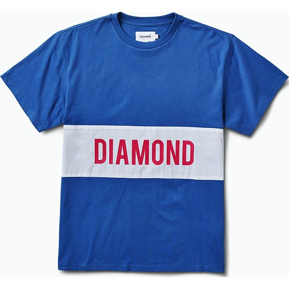 diamond tee shirt knit lafayette paneled (navy)