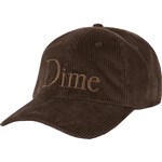 dime cap baseball polo cord classic low pro (brown)