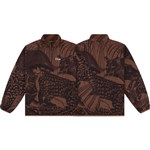 dime jacket polar mock neck zip safari (sepia)