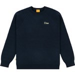 dime sweater knit wave cable (navy)