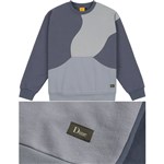 dime sweatshirt crew volcanic (dusty blue)