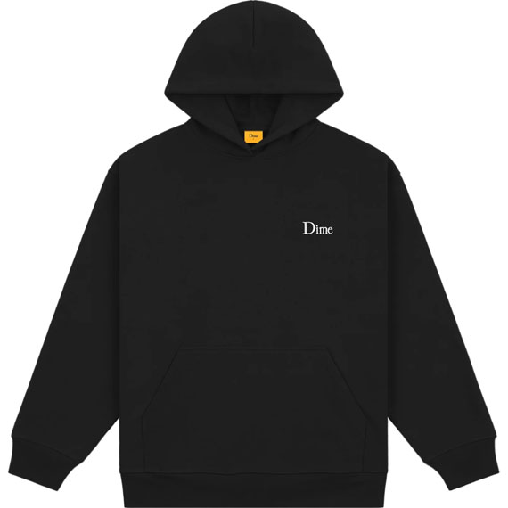 dime sweatshirt hood classic small logo (black)
