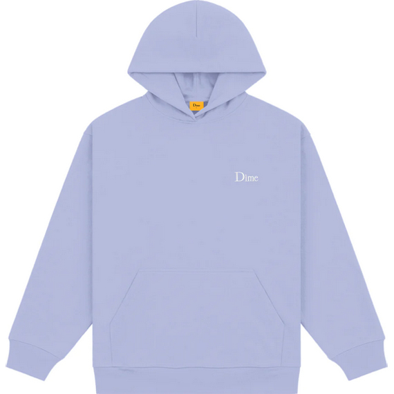 dime sweatshirt hood classic small logo (light indigo)