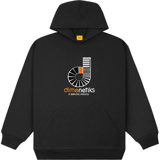 dime sweatshirt hood dimenetiks (black)