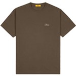 dime tee shirt classic small logo (walnut)