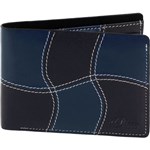 dime wallet leather wave (navy)