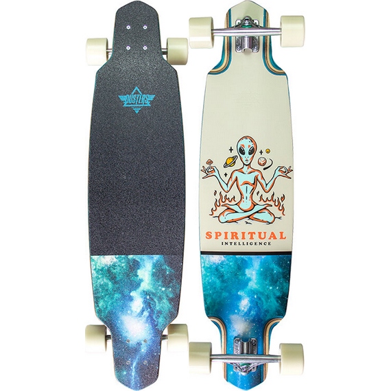 dusters longboard zen (teal) 38x9.125