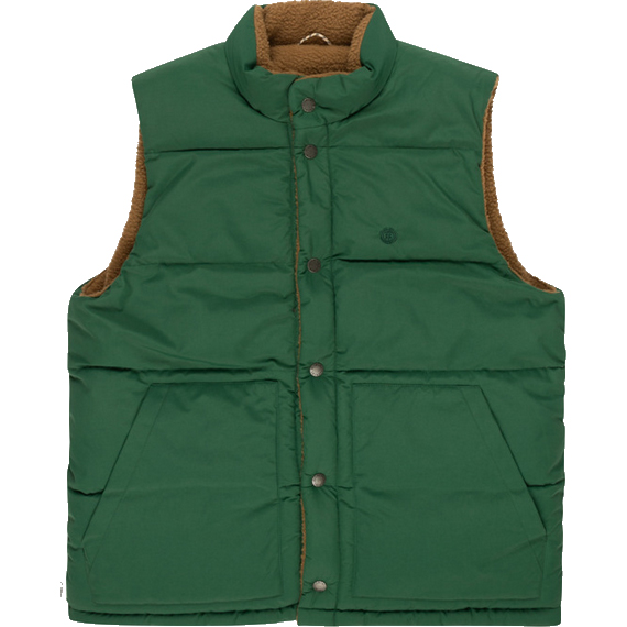 element jacket vest sherpa trekka (dark green)