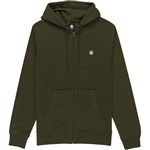 element sweatshirt hooded zip cornell classic (forest night)