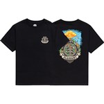 element tee shirt kids icon jungle (flint black)