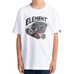 element tee shirt kids timber wolf (optic white)