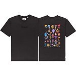 element tee shirt shrooms guide (off black)