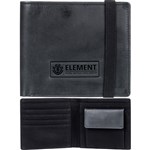 element wallet leather strapper (black)