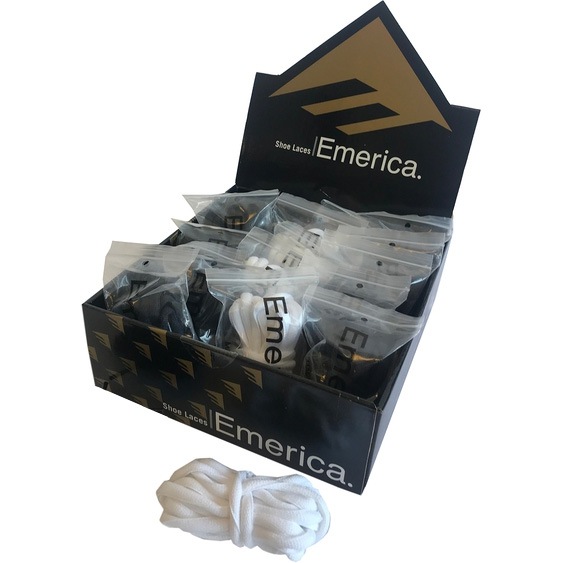 emerica laces (white)