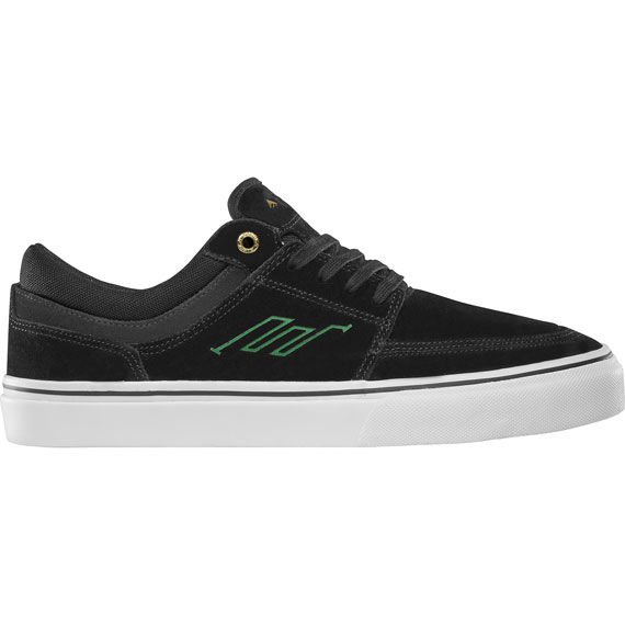 emerica shoes hoban (black/white/gold) braden hoban