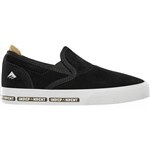 emerica shoes independent wino g6 slip-on (black)