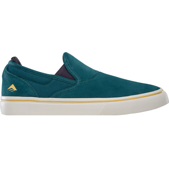 emerica shoes wino g6 slip-on (dark green)