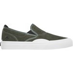 emerica shoes wino g6 slip-on (olive/white)