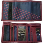 emerica wallet tri fold euro impulse (navy)