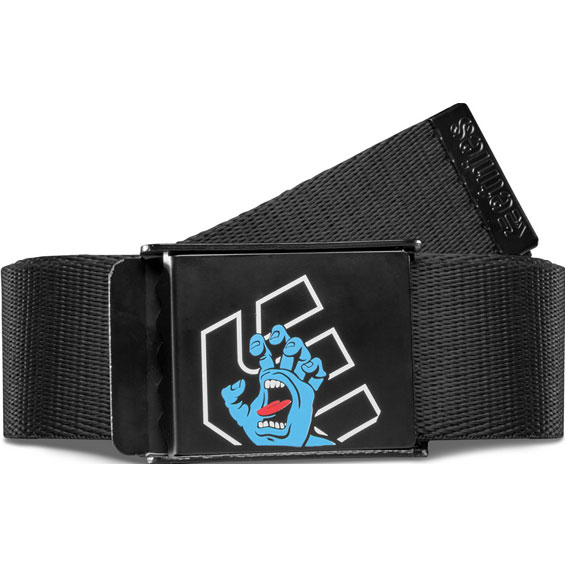 etnies belt santa cruz screaming hand (black)