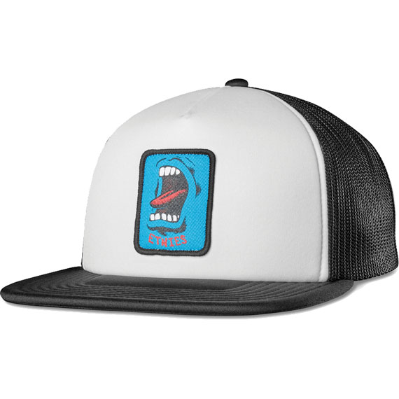 etnies cap santa cruz trucker screaming hand (black)