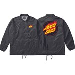 etnies jacket santa cruz coach flame (black)