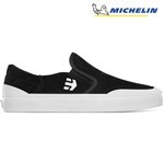 etnies shoes marana xlt slip-on (black/white)