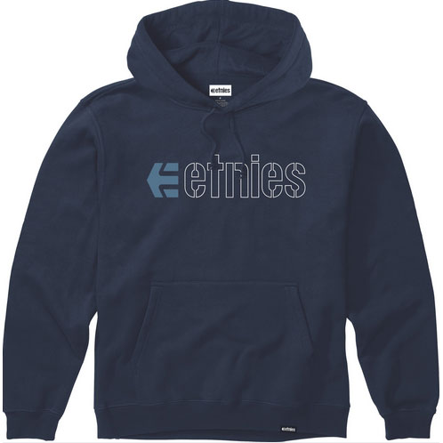 etnies sweatshirt kids hood ecorp (navy/blue)