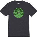 etnies tee shirt wheel well (black/green)