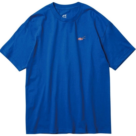 evisen tee shirt sushi stitch (blue)