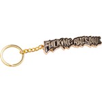 fucking awesome keychain gold stamp
