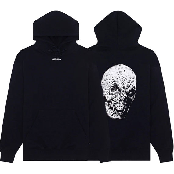 fucking awesome sweatshirt hood facer (black)
