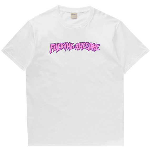 fucking awesome tee shirt 2025 stamp (white)