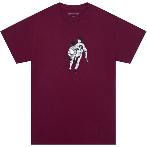 fucking awesome tee shirt the walk (maroon)