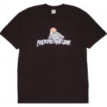 fucking awesome yee shirt aidan painting stamp logo (black)