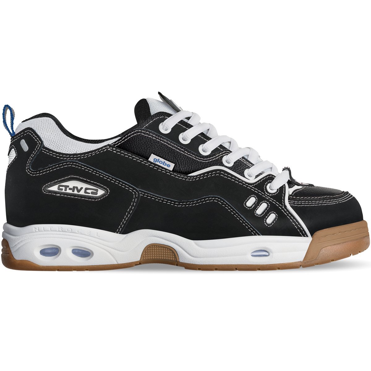 globe shoes ct-IV classic (black/white/gum) | achat skate, shoes, wear ...