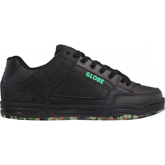 globe shoes tilt (black/green/mosaic)