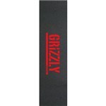 grizzly griptape sheet feuille stamp print (red)