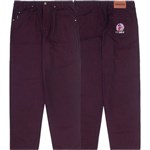 gx1000 pants baggy denim (wine)