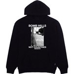 gx1000 sweatshirt hood bomb hills not countries (black)