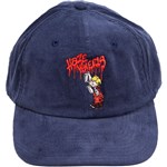 haze cap 6 panel cord menace (navy)