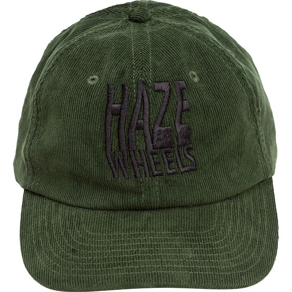haze cap 6 panel cordwavy (dark olive)