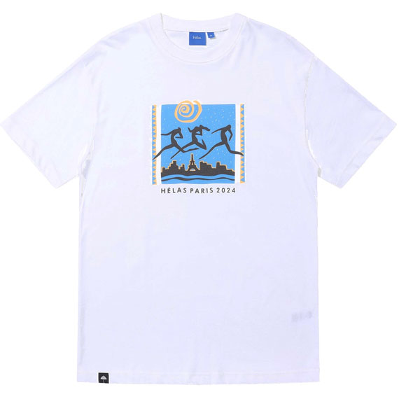 hélas tee shirt coureuses (white)