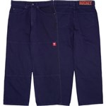 hockey pants double knee jean (over dyed blue)