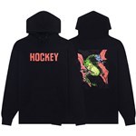 hockey sweatshirt hood air dragon (black)