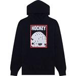 hockey sweatshirt hood half mask (black)