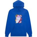 hockey sweatshirt hood press release (royal)
